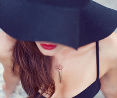 Shown: Rose Key on 18" chain.

Photo courtesy of Jyllian Victoria (jyllsphotography.com)