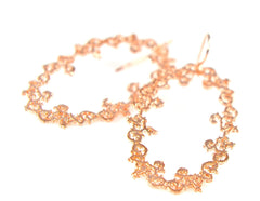 Gold Barocco Loop Earrings