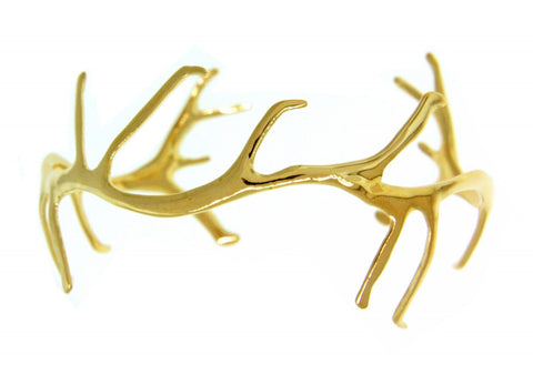 Gold Antler Cuff