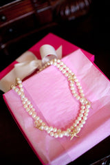 Gold Starlette Pearl Necklace