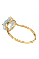 Aquamarine Gemma Ring