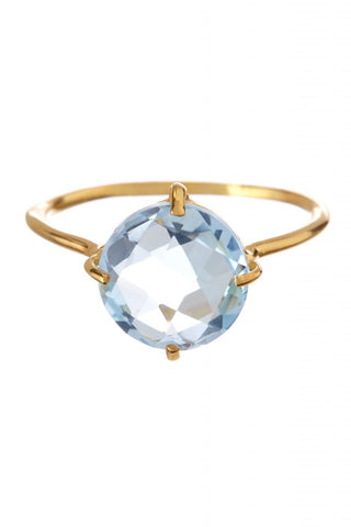 Aquamarine Gemma Ring