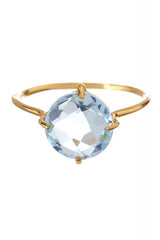 Aquamarine Gemma Ring