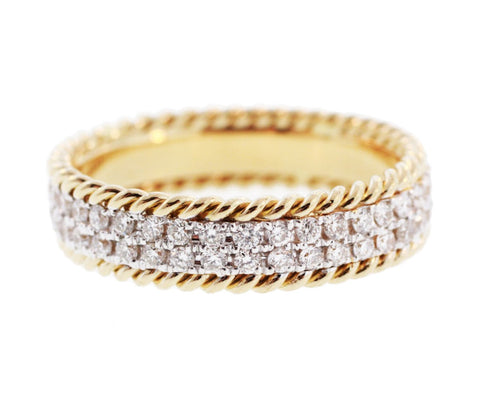 18k Ivy Wedding Band