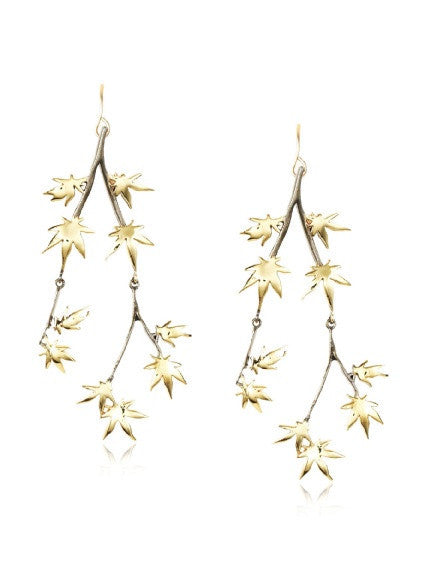 Kaede Japanese Maple Chandelier Earrings