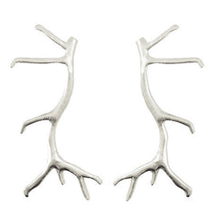 Gold Antler Earrings