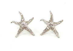 Gold Vermeil Starlette Earrings with Crystals