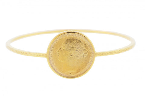 Queen Victoria Coin Bangle