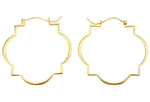 Gold Marrakech Hoops
