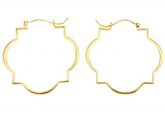 Gold Marrakech Hoops
