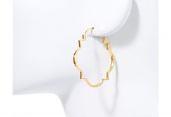 Gold Marrakech Hoops