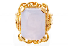 Periwinkle Chalcedony Belle Epoque Ring