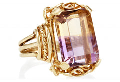 LUXE Ametrine Belle Epoque Ring