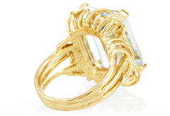 Blue Topaz Vintage Ring