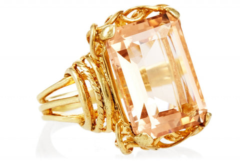 Morganite Belle Epoque Ring