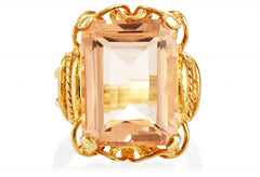 Morganite Belle Epoque Ring