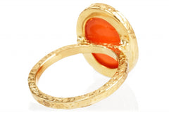 Gold Pink Sapphire Carnelian Kori Ring