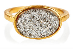 Grey Druzy Kori Ring