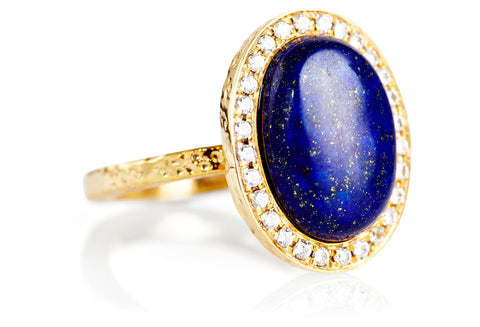 Lapis + Sapphire Kori Ring