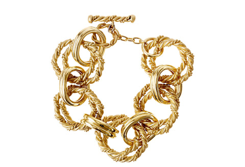 Vintage Rope Link Bracelet