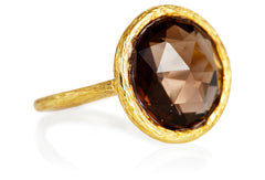 Cognac Topaz Santorini Ring