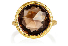 Cognac Topaz Santorini Ring