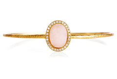 Pale Pink Drusy Kori Bangle