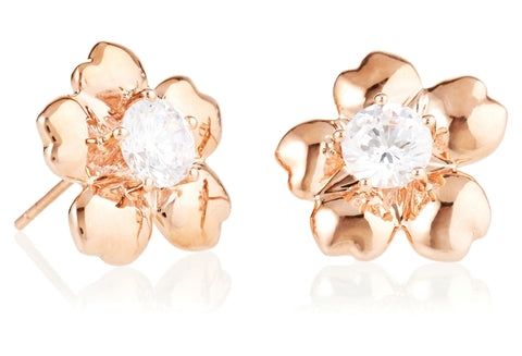 Rose Sakura Studs