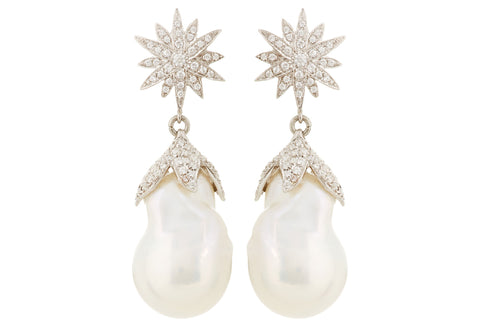 Venezia Sapphire Pearl Drops