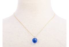 Sapphire Glass Drop Pendant