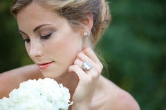 Silver Rock Crystal Belle Epoque Ring