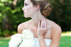 Gold Pink Topaz Belle Epoque Ring