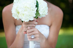 LUXE Toumaline + Pink Sapphire Sakura Ring