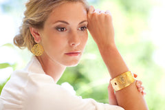 Seafan Circle Earrings