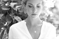 Seafan Circle Earrings