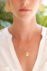 Seafan Circle Earrings
