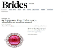 LUXE Ruby + Diamond Trim Kori Ring