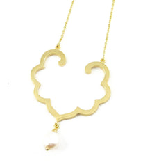 Gold Pearl Badala Necklace