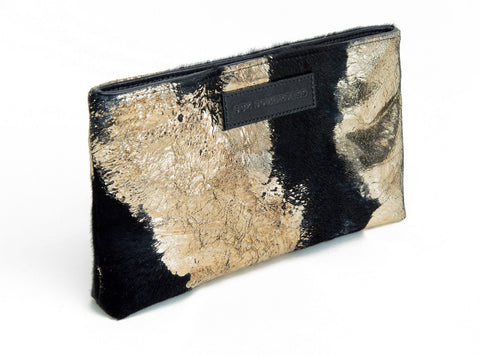 Metallic Pembroke Clutch