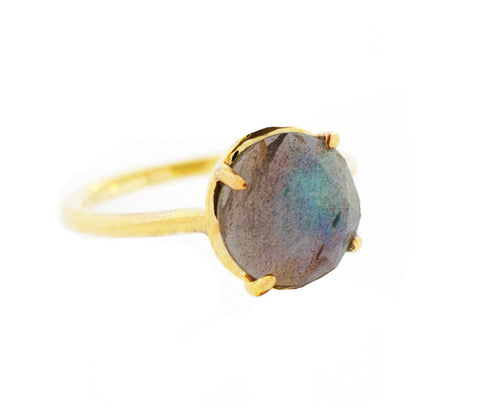 Labradorite Gemma Ring