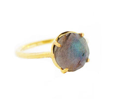 Labradorite Gemma Ring