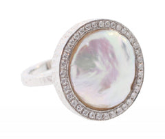 Pearl White Sapphire Kori Ring