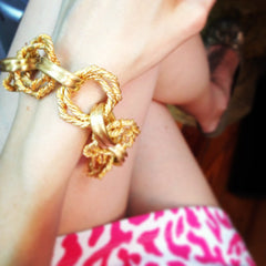 Vintage Rope Link Bracelet
